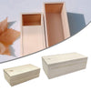 Pine Pull-Out Box Sliding Cover Wooden Box Wooden Storage Box Log Drawer